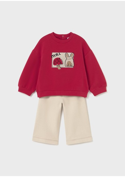 Kız Bebek Pantolon ve Swearshirt Takım fiyatları