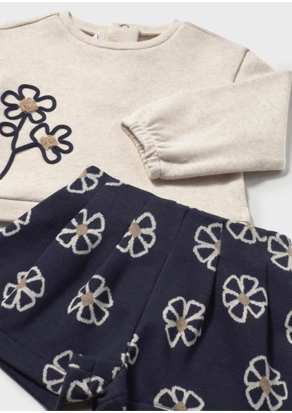 Kız Bebek Sweatshirt ve Şort Takım modelleri
