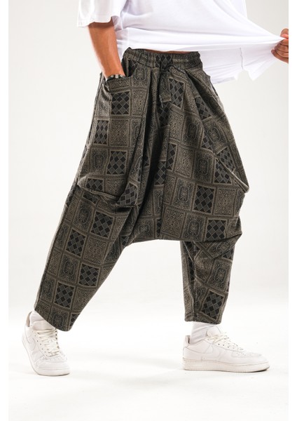 Poker Desenli Avangard Şalvar fiyatları