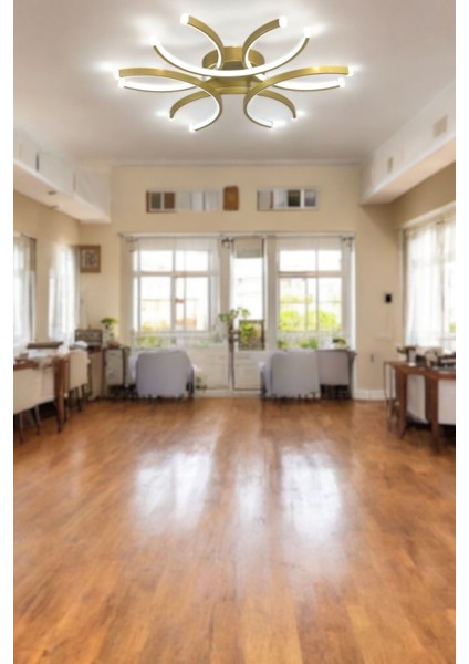 Levora Modern Tasarım - Salon - Mutfak - Yatak Odası Eskitme Renk Beyaz Işıklı LED Avize fiyatları