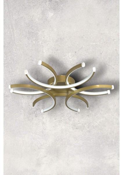 Levora Modern Tasarım - Salon - Mutfak - Yatak Odası Eskitme Renk Beyaz Işıklı LED Avize indirimleri