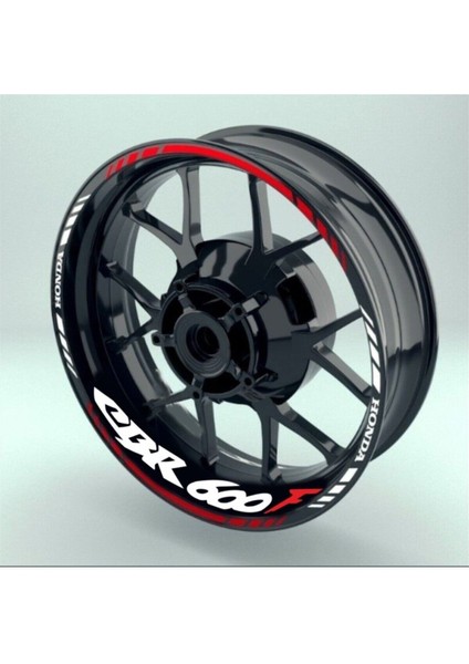 Honda Cbr 600F Iç Dış Jant Şeridi Sticker Etiket Modeli
