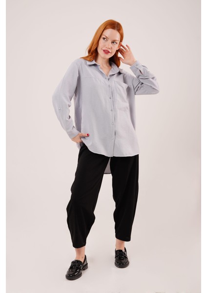 Salaş Kesim Cepli Grimelanj Gömlek modelleri