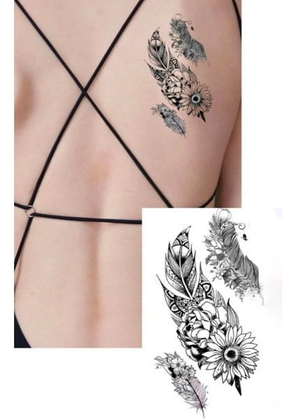 Tüy Figürlü Geçici Dövme Tattoo fırsatları