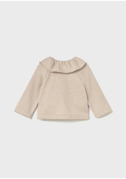 Kız Bebek Geniş Yaka Hırka modelleri