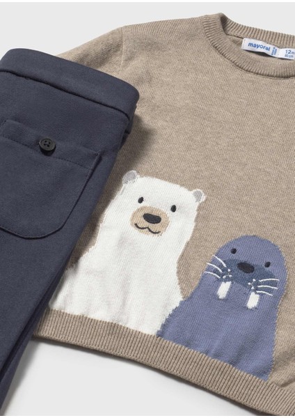Erkek Bebek Kazak ve Pantolon Set modelleri
