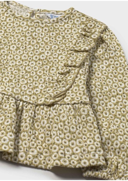 Kız Bebek Çiçekli Bluz modelleri