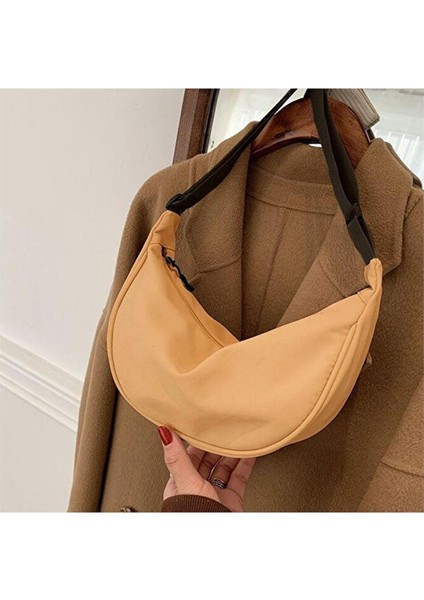 Turuncu Yarım Ay Ayarlanabilir Çapraz Çanta