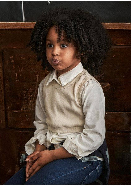 Kız Çocuk Bluz ve Süveter Set