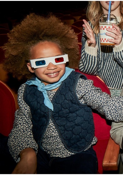 Kız Çocuk Kapitone Yelek