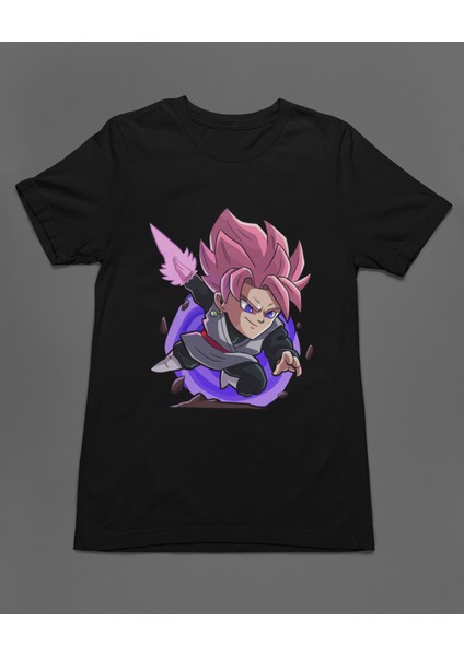 Dragon Ball Super Goku Black Chibi Çizgi Film Dizi Unisex Tişört T-Shirt fiyatları