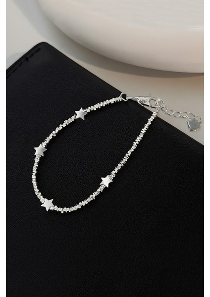 Minimal Tasarım Yıldız Figürlü Bileklik Pinterest Parlak Taş Princess Bileklik