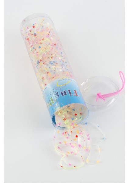 2'li Şeffaf Renkli Kopmayan Lastik Toka Perma Lastik Toka fiyatları