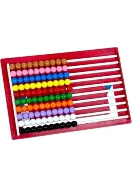 Mishap (Abaküs) Lüks Raylı 84 Kırmızı