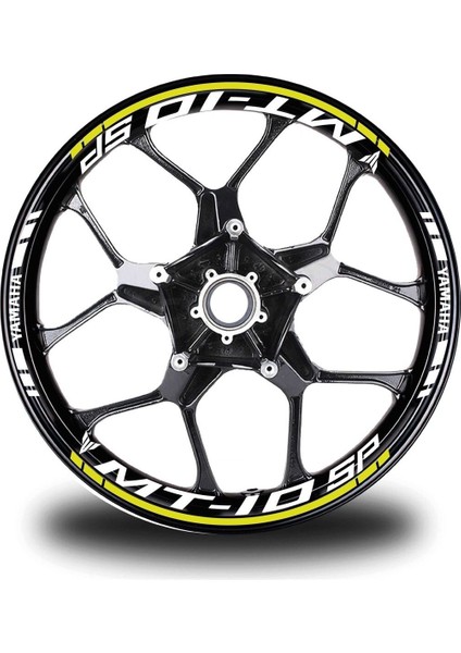 Beyaz Yamaha Fz6 Takım Jant Sticker Etiket Modeli
