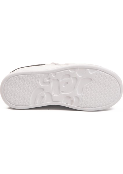 Beyaz Siyah Cırtlı Hafif Erkek Çocuk Spor Ayakkabı 2480-26K F indirimleri