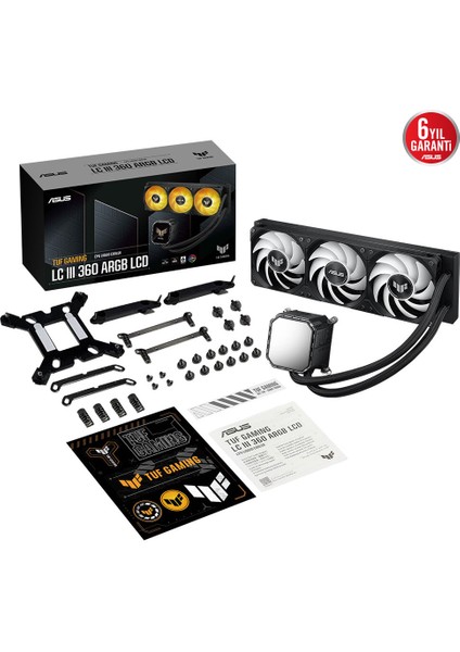 TUF Gaming LC III 360 ARGB Aura Sync RGB 120MM*2 Adreslenebilir RGB Fan CPU Sıvı Soğutucusu fiyatları