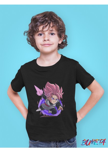 Dragon Ball Super Goku Black Chibi Çizgi Film Dizi Çocuk Tişört T-Shirt fiyatları