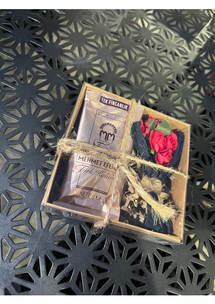 Nişan kına düğün sünnet özel gün doğum günü 10 adet çiçek ve kahve kutulu hediyelik