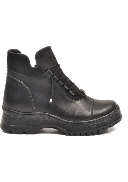 Siyah Içi Polarlı Soğuğa Dirençli Kaymaz Taban Kadın Bot 112 Z fiyatları