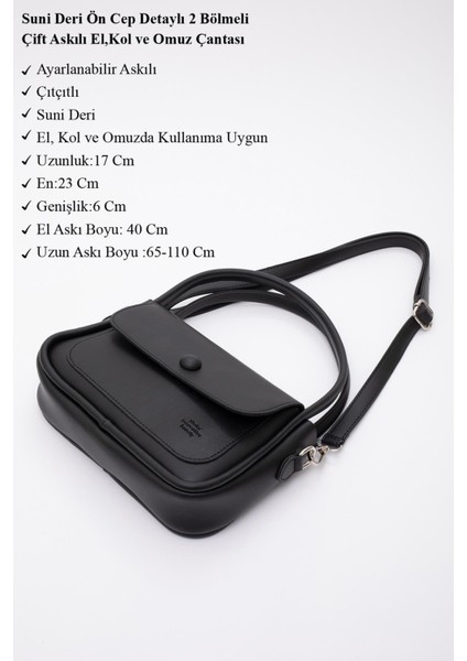 SHK97 Kapağı Düğmeli Çanta