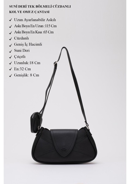 SHK96 Üçgen Kapaklı Cüzdanlı Çanta