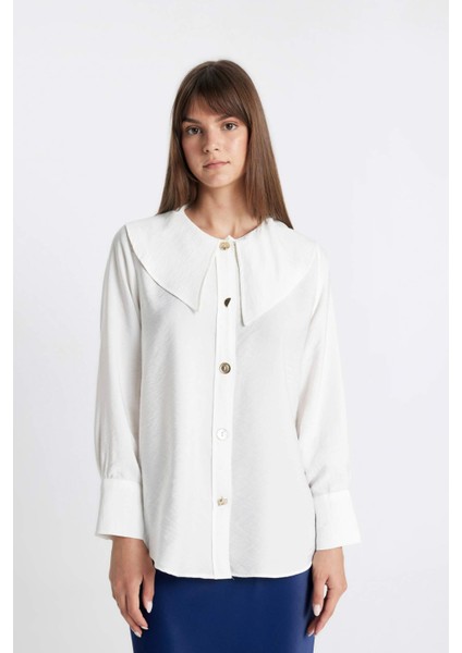 Relax Fit Uzun Kollu Gömlek Tunik