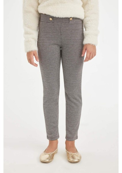 Kız Çocuk Basic Düz Standart Boy Tayt D3236A824WN