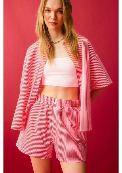 Coool Regular Fit Normal Bel Kısa Paça Poplin Şort D3469AX24HS