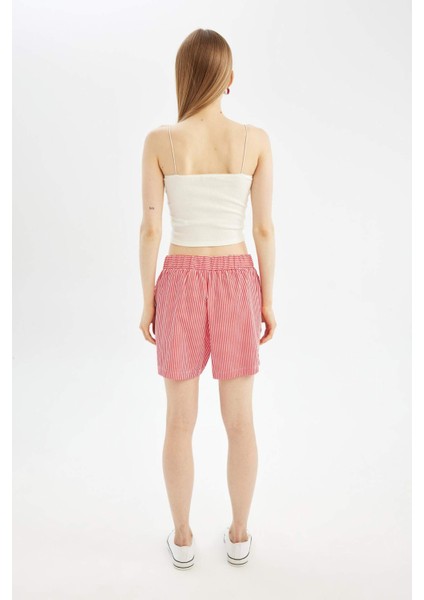 Coool Regular Fit Normal Bel Kısa Paça Poplin Şort D3469AX24HS
