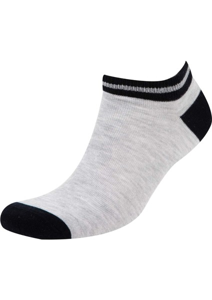 Erkek 5'li Pamuklu Patik Çorap C6771AXNS