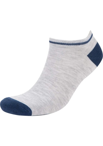 Erkek 5'li Pamuklu Patik Çorap C6771AXNS
