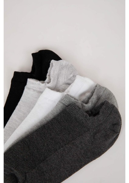 Erkek 5'li Pamuklu Sneaker Çorap C6796AXNS