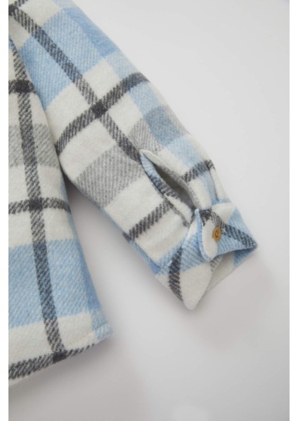 Erkek Bebek Flanel Kareli Uzun Kollu Gömlek D3361A524WN