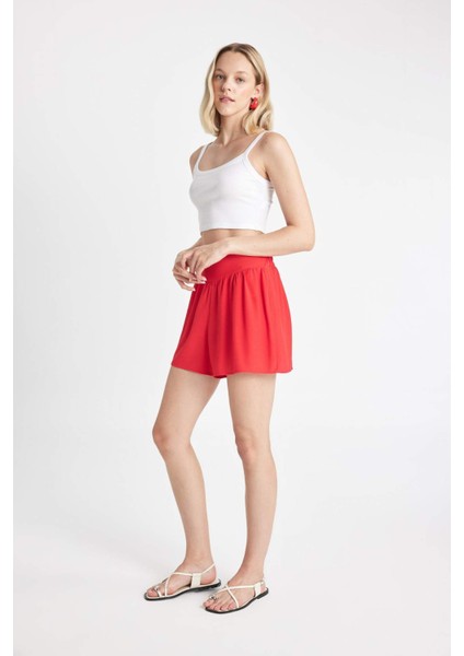 Regular Fit Normal Bel Kısa Paça Maroken Şort D3939AX24HS