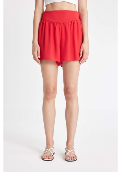 Regular Fit Normal Bel Kısa Paça Maroken Şort D3939AX24HS