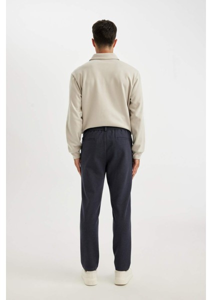 Kumaş Pantolon Tailored Regular Fit Normal Kesim Basic Düz Cepli Düz Paça D3707AX24AU