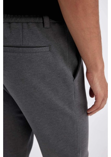 Kumaş Pantolon Tailored Regular Fit Basic Düz Cepli Düz Paça D3707AX24AU