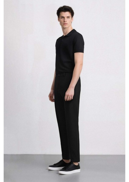 Kumaş Pantolon Tailored Regular Fit Basic Düz Cepli Düz Paça D3707AX24AU