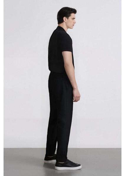 Kumaş Pantolon Tailored Regular Fit Basic Düz Cepli Düz Paça D3707AX24AU