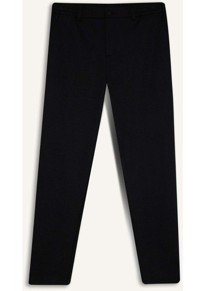 Kumaş Pantolon Tailored Regular Fit Basic Düz Cepli Düz Paça D3707AX24AU