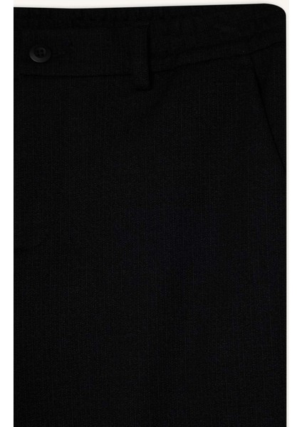 Kumaş Pantolon Tailored Regular Fit Basic Düz Cepli Düz Paça D3707AX24AU