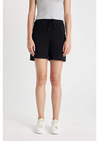 Regular Fit Düz Paça Şort Y0102AZ24SM