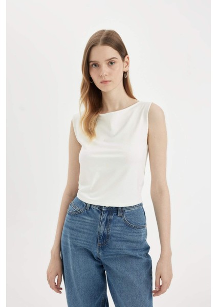 Fitted Kısa Kollu Tişört D3470AX24HS