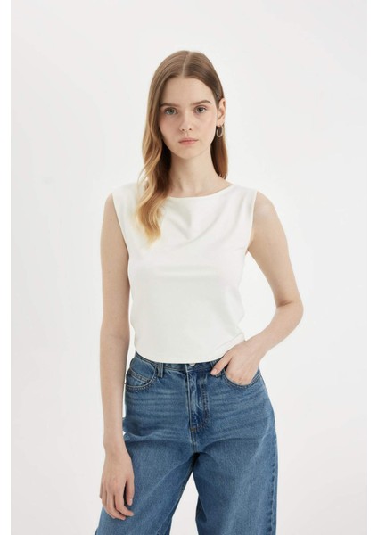 Fitted Kısa Kollu Tişört D3470AX24HS