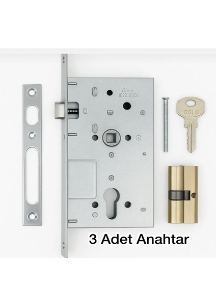 Silindirli Barelli Çelik Kapı Kilidi Alt fiyatları