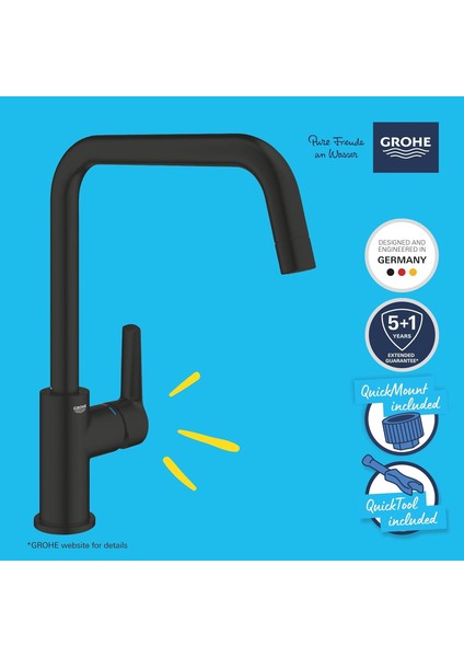 Start Quickfix Eviye Bataryası | 150° Dönüş Açısı | Mat Siyah | 304702430 fiyatları