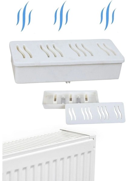 2 Adet Petek Üstü Hazneli Kalorifer Suluğu Hava Nemlendirici Parfüm Koyulabilir Su Hazneli modelleri