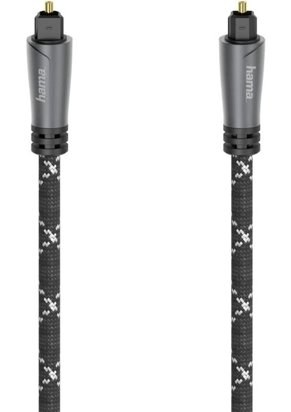 Audio Fiber Optik Kablo, Odt Fiş (Toslink), Metal,