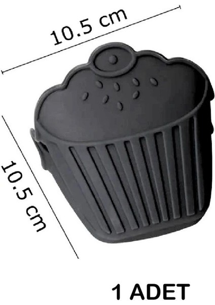 2'li Set Airfryer 7 Gözlü Silikon Mini Muffin Yapışmaz Cupcake, Brownies, Pasta Kek Kalıbı modelleri